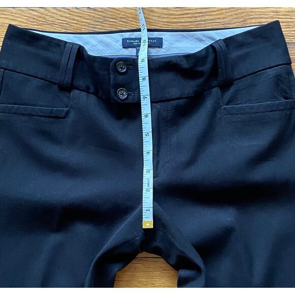 BANANA REPUBLIC 'The Sloan Fit' Black Stretch Pants sz 10 - Picture 9 of 12
